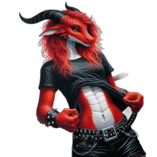 dragon, animal, staff, jacket, concept art, fantasy art, pixel art, 3d render transparent PNG cut-out