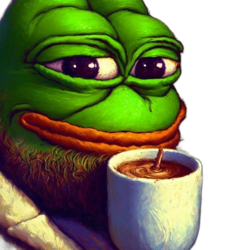 food, face, staff, dragon, photorealistic, pepe-like, frog, character transparent PNG cut-out
