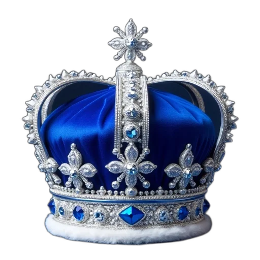 crown, jewelry, hat, staff transparent PNG cut-out