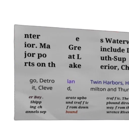 image, text-based, document, discussing, major, ports, great, lakes transparent PNG cut-out