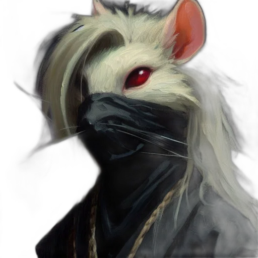 mask, dragon, animal, jacket, concept art, fantasy art, watercolor, photorealistic transparent PNG cut-out