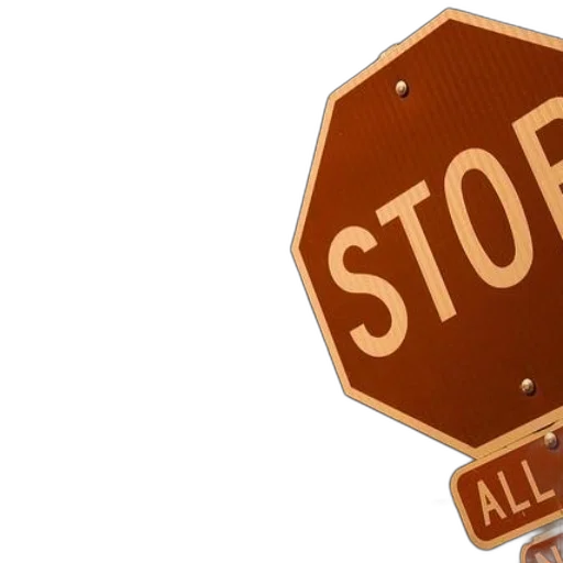 stop, sign, red, light transparent PNG cut-out