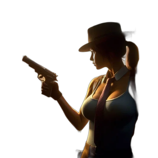 weapon, hat, staff, jacket, concept art, pixel art, 3d render, photorealistic transparent PNG cut-out