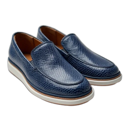 shoes, boys, navy, snake, print, slip, plimsole transparent PNG cut-out