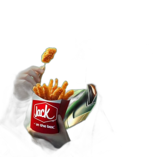 food, robot, weapon, crown, photorealistic, 3d render, concept art, vaporwave transparent PNG cut-out