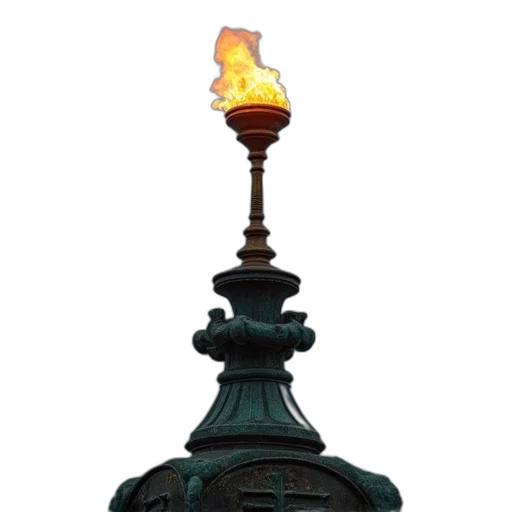 crown, staff, jewelry, sword, 3d render, photorealistic, concept art, fire transparent PNG cut-out