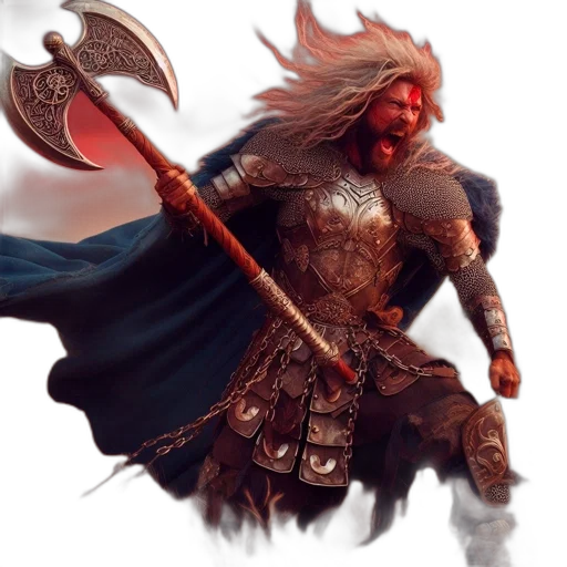 sword, staff, weapon, fantasy art, concept art, 3d render, comic book art, red transparent PNG cut-out