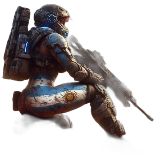 robot, weapon, sword, staff, concept art, fantasy art, pixel art, 3d render transparent PNG cut-out