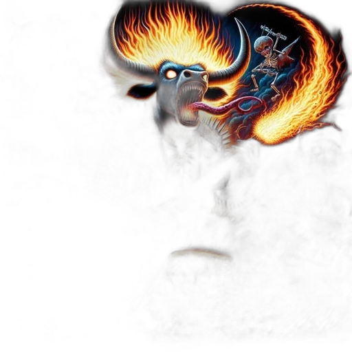 dragon, mask, staff, weapon, fantasy art, concept art, comic book art, photorealistic transparent PNG cut-out