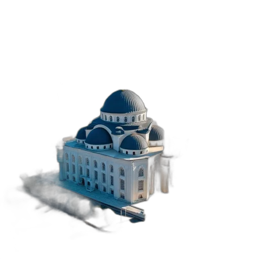 building, weapon, robot, 3d render, concept art, photorealistic, pixel art, snow transparent PNG cut-out
