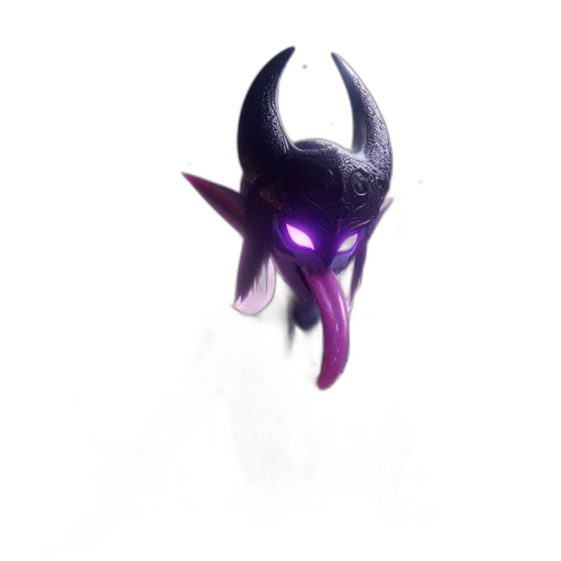 dragon, mask, creature, animal, concept art, fantasy art, 3d render, photorealistic transparent PNG cut-out