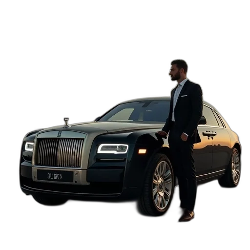 car, robot, photorealistic, 3d render transparent PNG cut-out