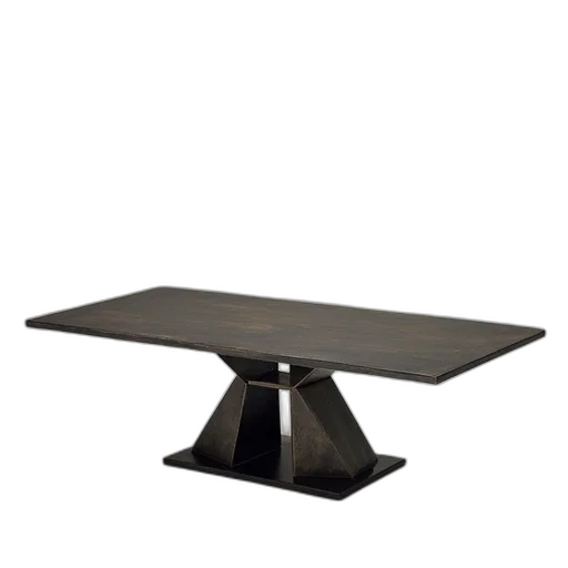 furniture, 3d render, table, appointe, metal transparent PNG cut-out
