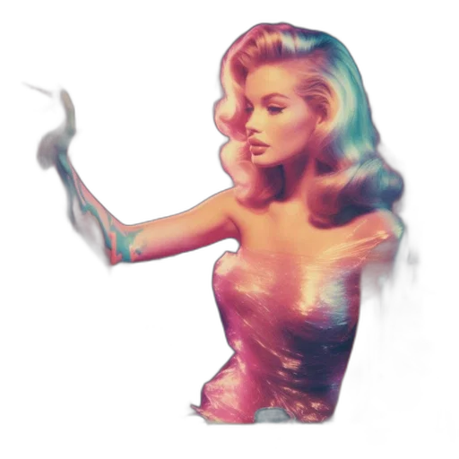 hair, dress, crown, weapon, concept art, photorealistic, vaporwave, cartoon transparent PNG cut-out