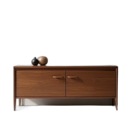 furniture, jewelry, 3d render, photorealistic, earth tones, dark, contemporary, sideboard transparent PNG cut-out