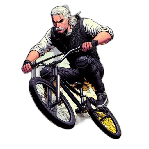 weapon, animal, creature, concept art, pixel art, comic book art, cartoon, elderly transparent PNG cut-out