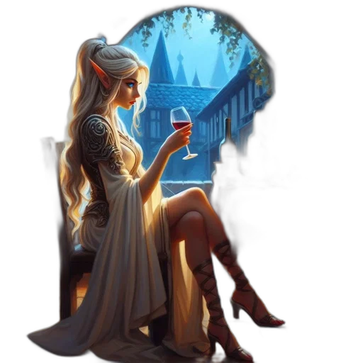 dress, dragon, fantasy art, concept art, pixel art, oil painting, fire, sunset transparent PNG cut-out