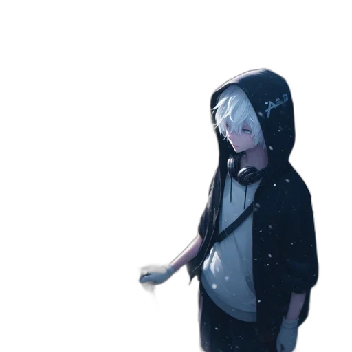 jacket, umbrella, dress, robot, concept art, watercolor, anime, pixel art transparent PNG cut-out