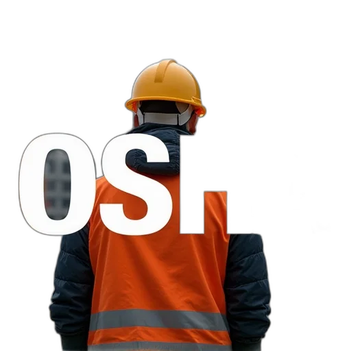 staff, 3d render, construction, worker, hard, hat, safety, vest transparent PNG cut-out