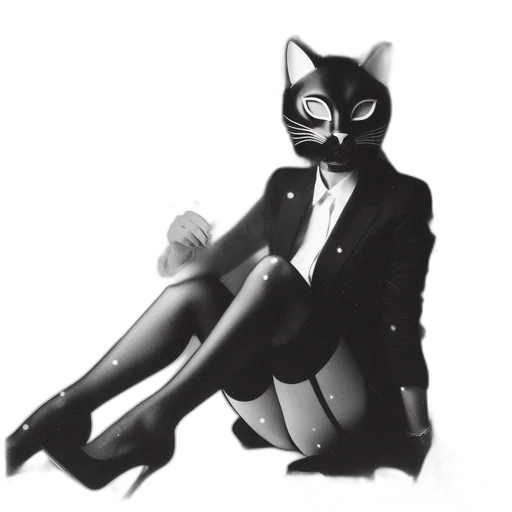 mask, jacket, staff, animal, concept art, comic book art, fantasy art, cartoon transparent PNG cut-out