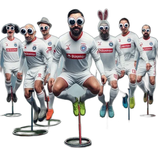 concept art, pixel art, men, wear, white, bananaboat, soccer, jerseys transparent PNG cut-out