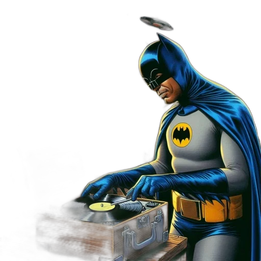 comic book art, concept art, photorealistic, fantasy art, batman, sans, mask, listens transparent PNG cut-out