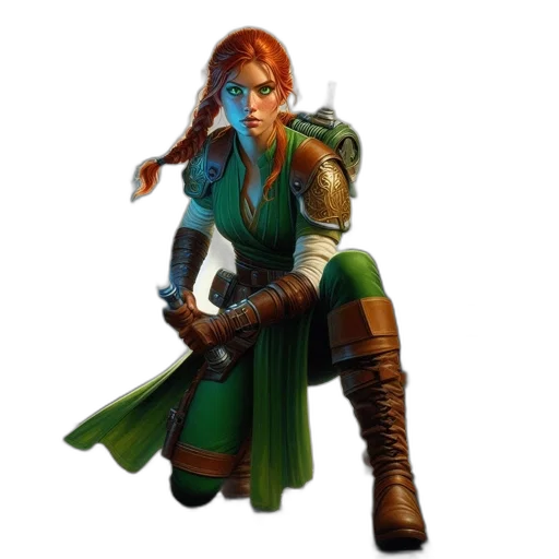 staff, sword, weapon, concept art, fantasy art, 3d render, pixel art, green transparent PNG cut-out