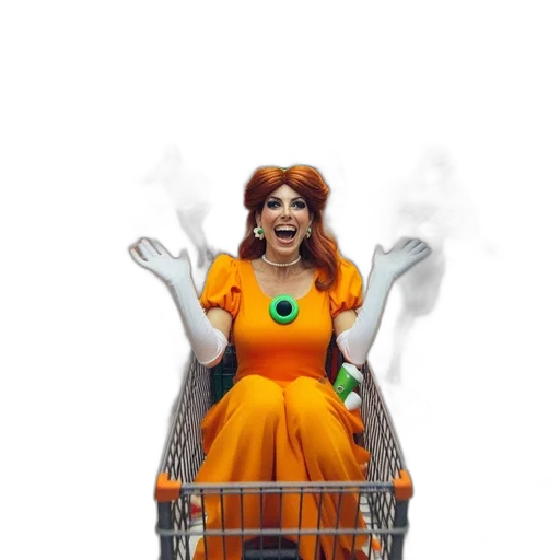 dress, staff, concept art, 3d render, cartoon, comic book art, fire, inside transparent PNG cut-out
