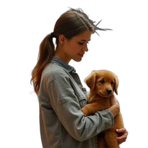 staff, animal, jacket, creature transparent PNG cut-out
