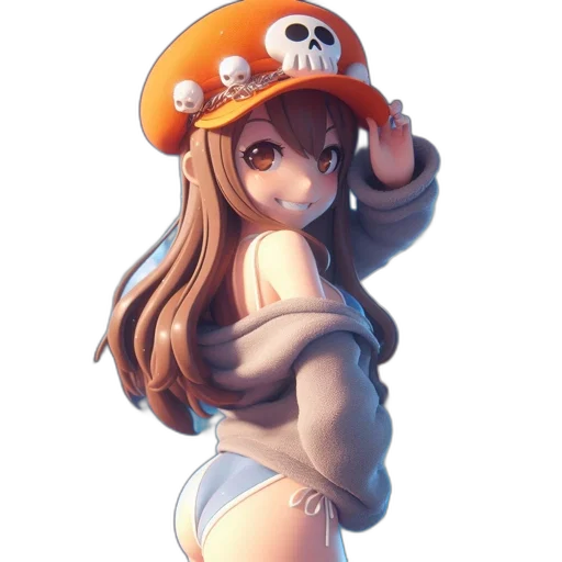hat, dress, staff, weapon, pixel art, anime, concept art, watercolor transparent PNG cut-out