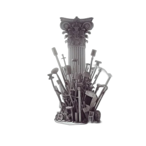 crown, furniture, staff, jewelry, 3d render, concept art, fantasy art, pixel art transparent PNG cut-out