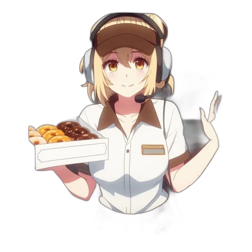 staff, food, robot, anime, pixel art, cartoon, concept art, animated transparent PNG cut-out