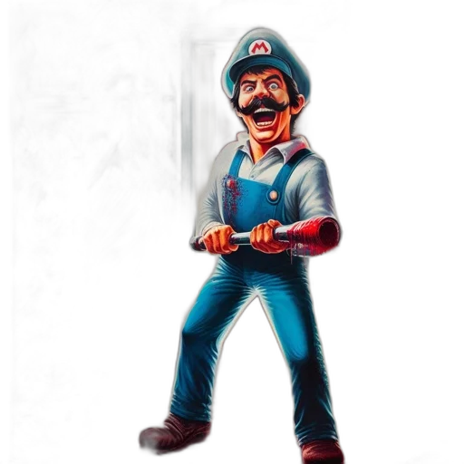 staff, weapon, sword, concept art, 3d render, pixel art, comic book art, mario transparent PNG cut-out