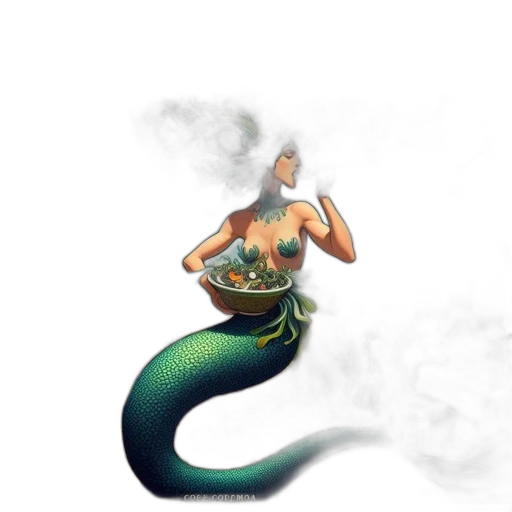 dragon, staff, concept art, fantasy art, pixel art, 3d render, fog, underwater transparent PNG cut-out