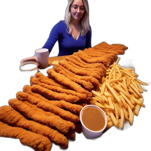 food, animal, creature, staff, woman, dines, alone, restaurant transparent PNG cut-out