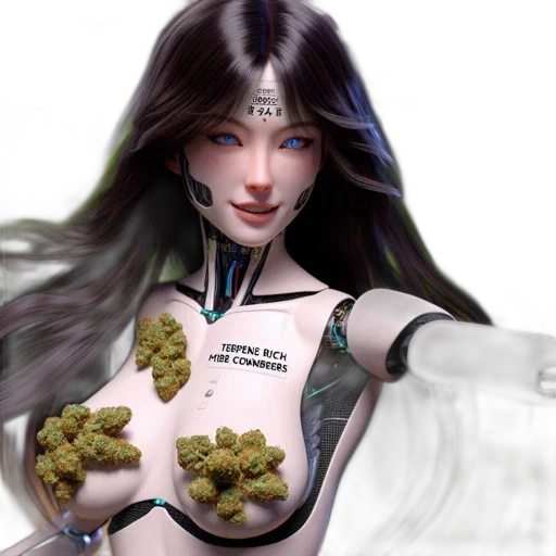 fantasy art, photorealistic, concept art, 3d render, green, earth tones, inside, plant-filled transparent PNG cut-out