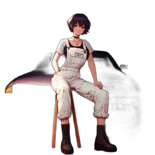 car, robot, staff, weapon, concept art, pixel art, anime, fantasy art transparent PNG cut-out