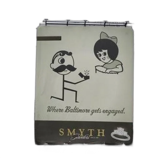 cartoon, concept art, billboard, smyth, jewelers, baltimore, features, couple transparent PNG cut-out