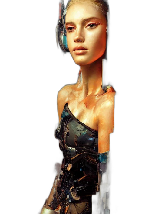 robot, dress, face, mask transparent PNG cut-out
