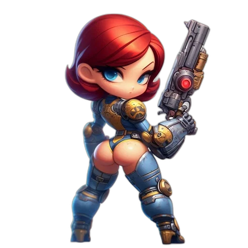 weapon, staff, concept art, pixel art, fantasy art, cyberpunk, animated, female transparent PNG cut-out