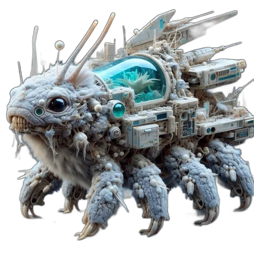 robot, dragon, creature, weapon, concept art, 3d render, fantasy art, cyberpunk transparent PNG cut-out