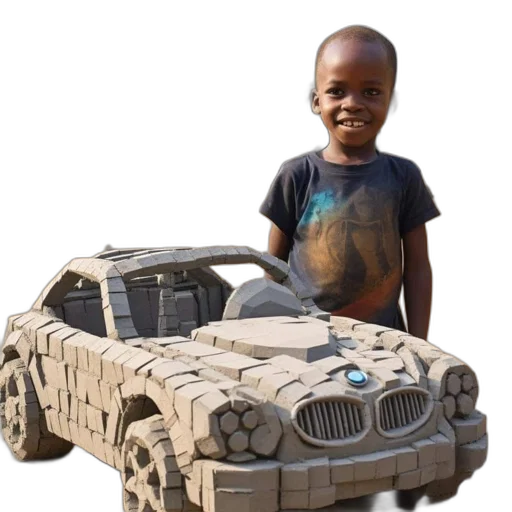 car, robot, weapon, creature, 3d render, concept art, photorealistic, pixel art transparent PNG cut-out