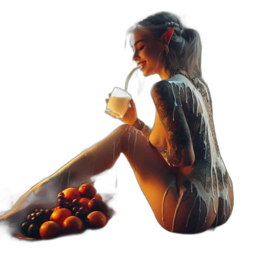 dress, bottle, food, jewelry, oil painting, photorealistic, concept art, 3d render transparent PNG cut-out