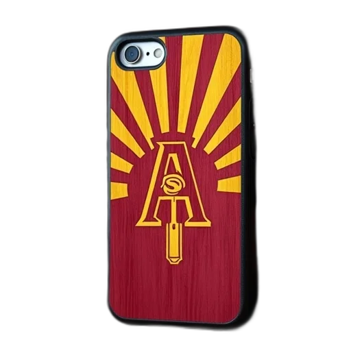 arizona, state, sun, devils, cherry, wood, iphone, case transparent PNG cut-out