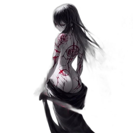dress, sword, weapon, robot, concept art, fantasy art, anime, photorealistic transparent PNG cut-out