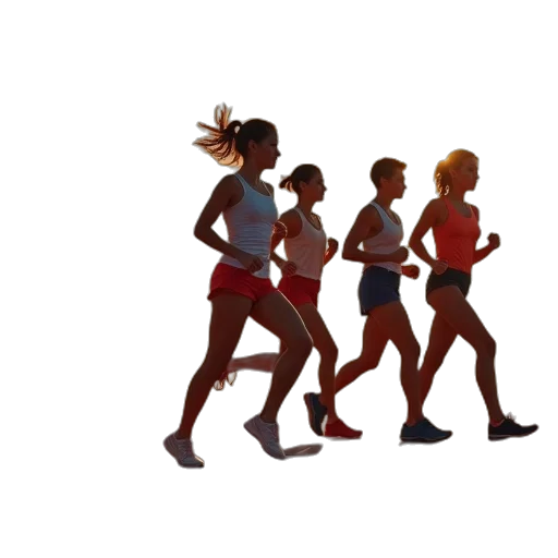 pixel art, 3d render, concept art, amazing, race, group, number, game transparent PNG cut-out