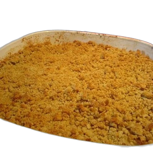 food, casserole, dish, filled, golden, brown, crumb, topping transparent PNG cut-out