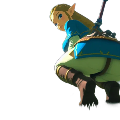 sword, staff, weapon, concept art, 3d render, green, blue, screenshot transparent PNG cut-out