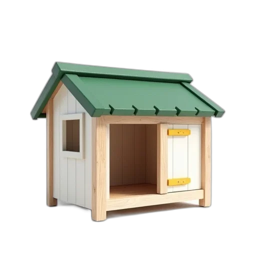 furniture, building, 3d render, concept art, photorealistic, wooden, pet, house transparent PNG cut-out