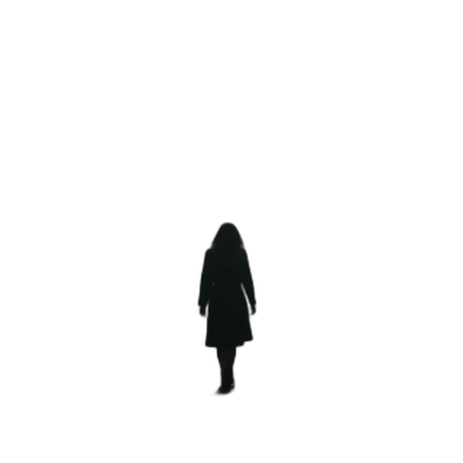 dress, hair, jacket, creature transparent PNG cut-out